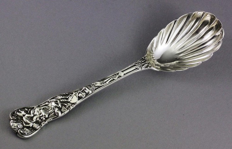 antique dessert spoons