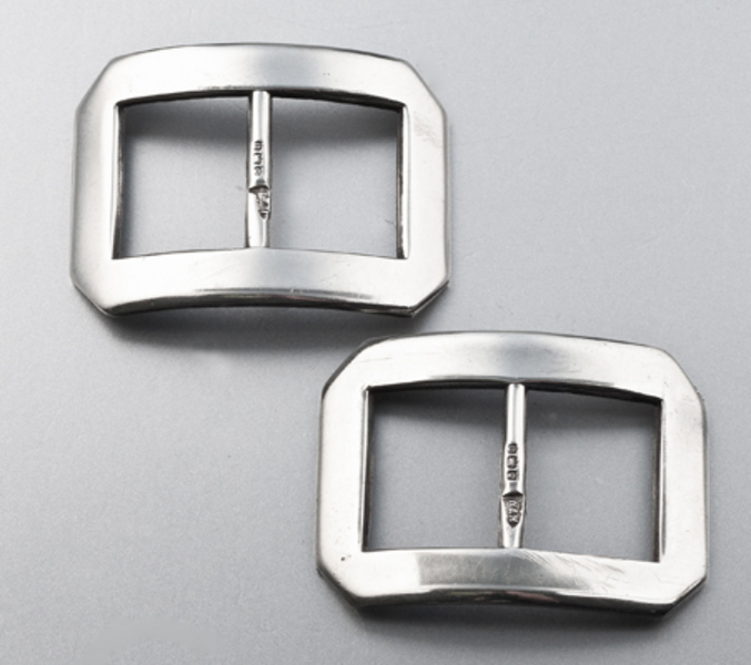 antique silver buckle