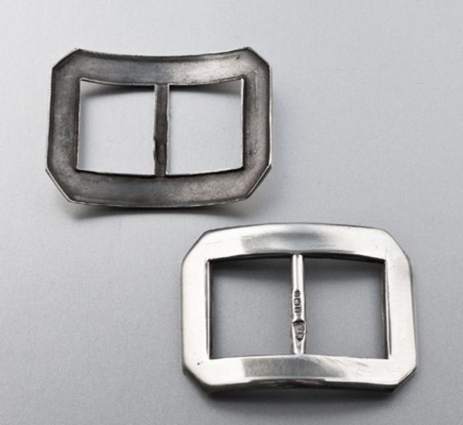 silver shoe buckles