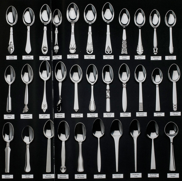 Flatware Patterns Royal Danish Sterling Silverware Fork Danish