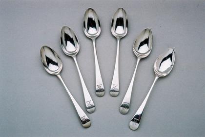 Georgian Silver Teaspoons (6)