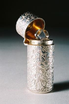 Sampson Mordan Antique Silver Perfume Bottle