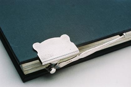 Asprey Silver book mark
