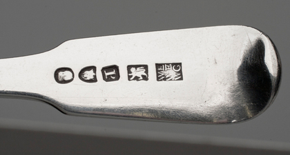 Chinese Export Silver Butter Knife