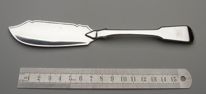 Chinese Export Silver Butter Knife