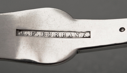 Coin Silver Tablespoon - Boston, A F Burbank
