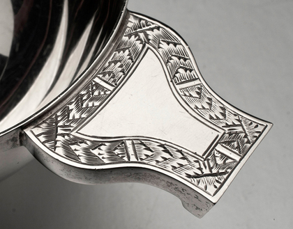 Traditional Sterling Silver Quaich or Marriage Cup - Goldsmiths & Silversmiths Company