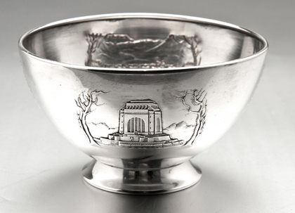 Voortrekker Aandenking 1838-1938 Dutch Silver Bowl