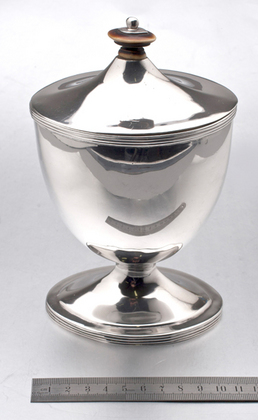 18th Century Dutch Silver Chestnut Vase - Possibly Zutphen, Hendrik Wolters
