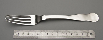 Unascribed Silver Tablefork With Pseudo Hallmarks - Possibly Chinese Export Silver