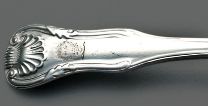 Baltimore Coin Silver Teaspoon - Samuel Kirk, Baltimore Assay Marks
