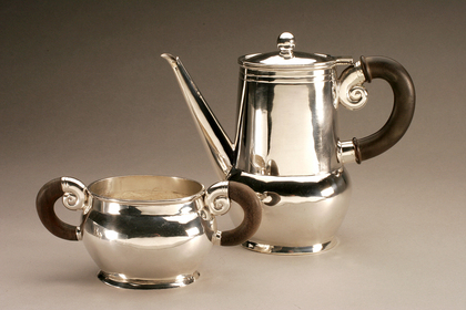 Spratling Silver Teapot and Sugarbowl - Ovalado pattern