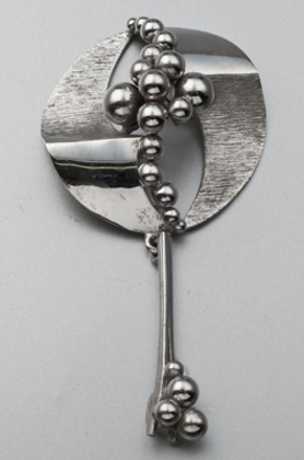 Unidor Sterling Silver Modernist Pendant - Pforzheim, Germany