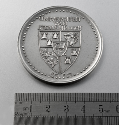 Stellenbosch University Silver Medallion 1866-1966 - Hoer Onderwys Op Stellenbosch