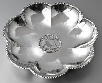 Swiss Silver Canton Zurich 20 Batz 1813 Silver Bowl - Meister