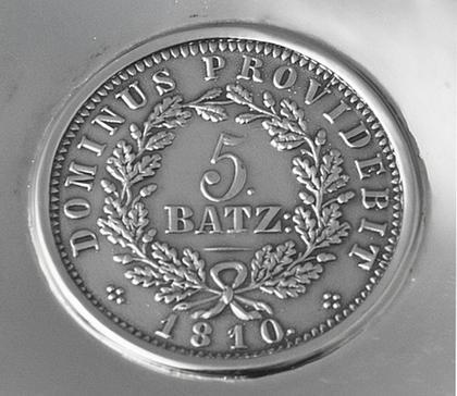 Swiss Silver Canton Bern  5 Batz 1810 Silver Bowl - Jezler