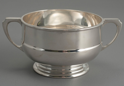 Sterling Silver Christening Bowl or Porringer - Mappin & Webb, Nursery Rhyme