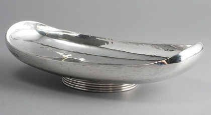 Leslie Durbin Arts & Crafts Silver Dish