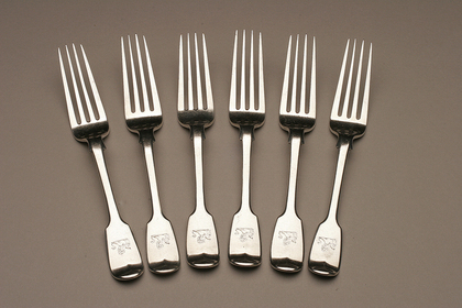 Cape Silver dessert forks (set of 6)