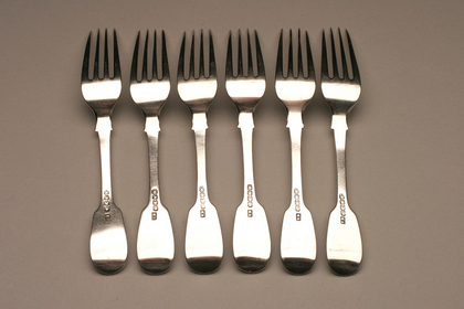 Cape Silver dessert forks (set of 6)