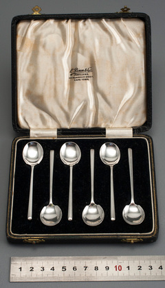 Art Deco Sterling Silver Demitasse Coffee Spoons - L Pinn & Co, Cape Town