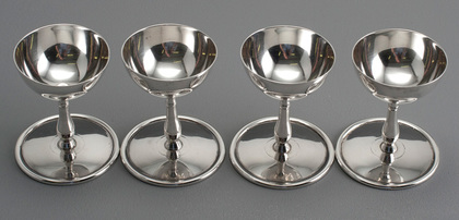 Traprain Treasure Sterling Silver Miniature Wine Cups (Set of 4) - Brook & Son