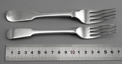Chinese Export Silver Dessert Forks (2) - Sunshing