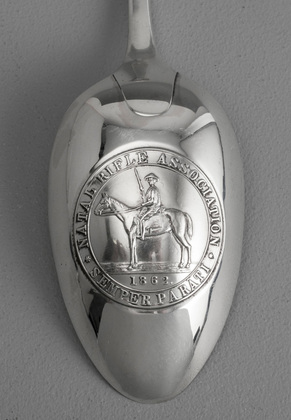 Natal Rifle Association Antique Silver For Making The Possible Spoon - Shooting Trophy