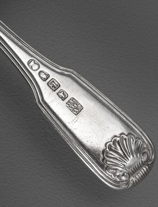 Chinese Export Silver Dessert Fork - WE WE WC