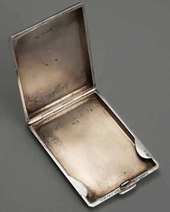 Royal Navy Sterling Silver Matchbook Case - Gieves Ltd. London