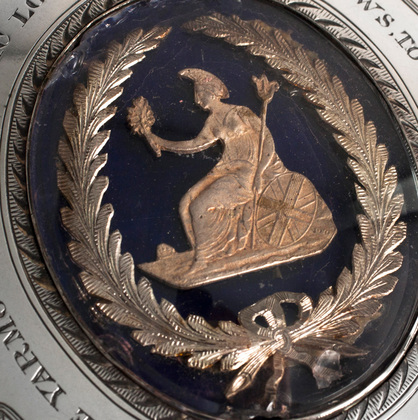 Brittannic Lodge of Odd Fellows Antique Silver Pendant - Joseph Dallinger