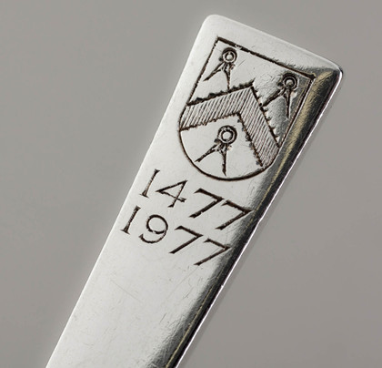 Gerald Benney Silver Spoon - Worshipful Company of Carpenters 500 Anniversary, 1477-1977
