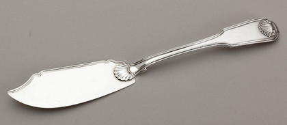Chinese Export Silver Butter Knife  - WE/WE/WC - Unrecorded Punch Shape