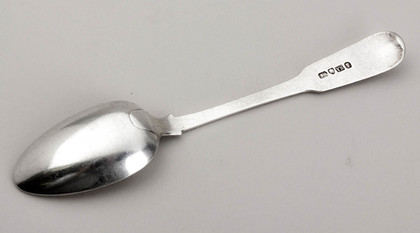 Chinese Export Silver Dessert Spoon - Yatshing
