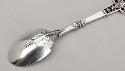 Cardeilhac French Silver Renaissance Pattern Coffee Spoon - 950 Grade