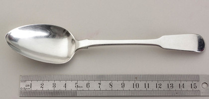 Chinese Export Silver Dessert Spoon - Khecheong