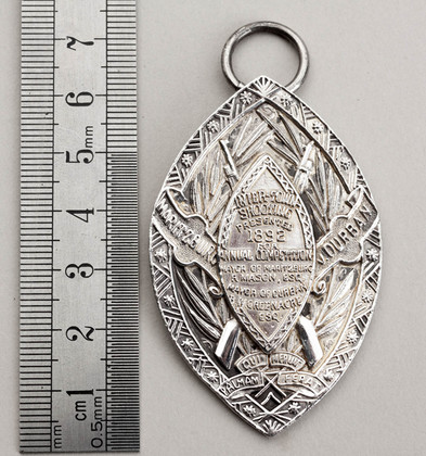 Maritzburg Durban Inter-Town Shooting Competition 1892 Sterling Silver Pendant