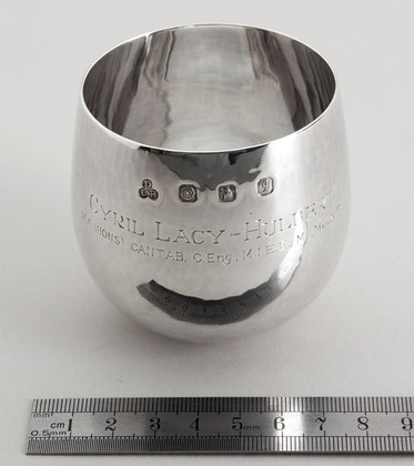 Denis Lacy-Hulbert Britannia Silver Tumbler Cup 