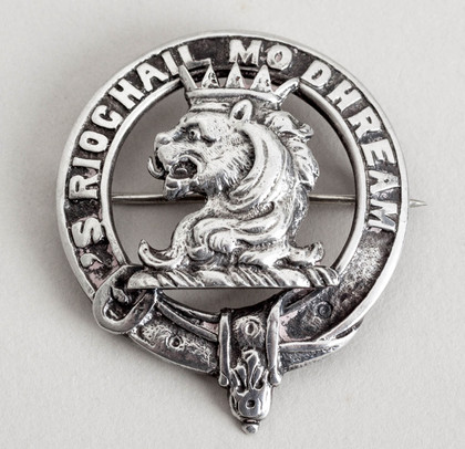 Clan MacGregor Scottish Silver Clan Badge - Hamilton & Inches