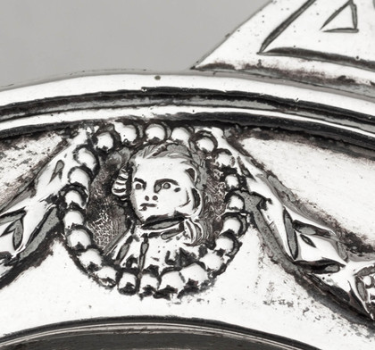 17th Century? German Silver Triangular Salt - or later 19th Century copy