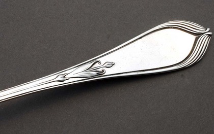 Art Nouveau Silver Tablespoon set (6)