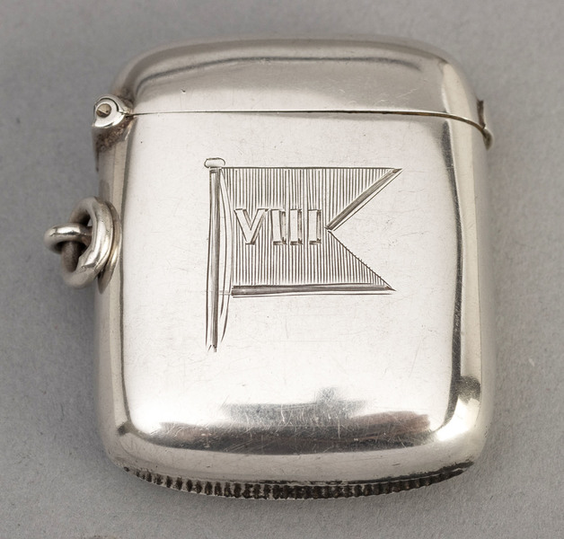 Leopard Antiques Boer War Silver Vesta Case - 8th Division, General Sir ...