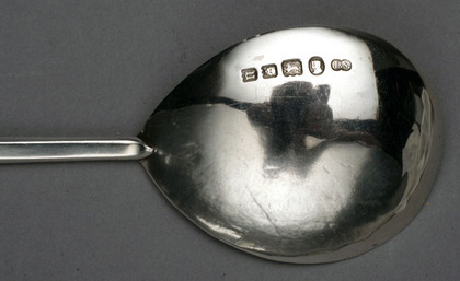 Leopard Antiques Slip Top Spoon - Jubilee hallmark