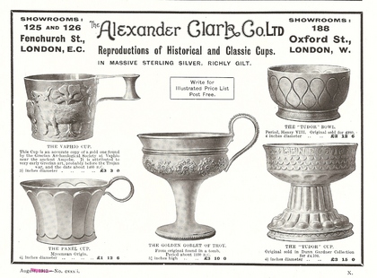 Tudor Cup (Holms Cup) Antique Silver Replica
