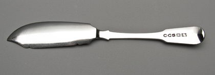 Chinese Export Silver Butter Knife