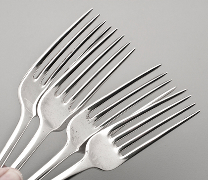 Scottish Silver Tableforks (Set of 12) - Robert Gray & Sons