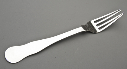 Unascribed Silver Tablefork With Pseudo Hallmarks - Possibly Chinese Export Silver