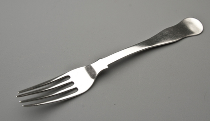 Unascribed Silver Tablefork With Pseudo Hallmarks - Possibly Chinese Export Silver