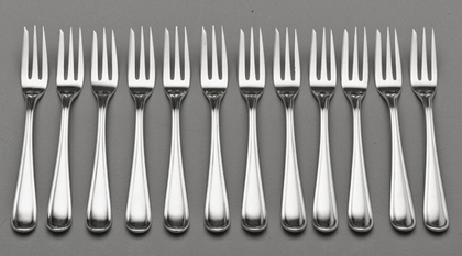 Dutch Silver Cakeforks (Set of 12) - Nederlandse Zilver Taartvorkjes