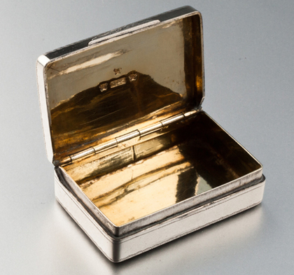  Early Cape Silver Snuff Box - Marthinus Lourens Smith